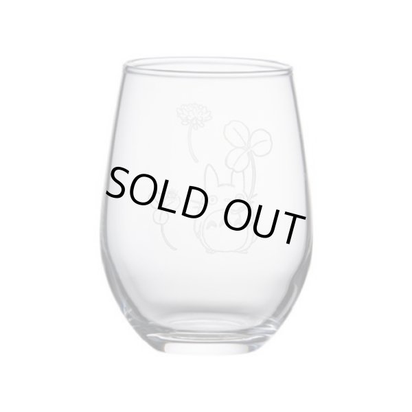 Photo2: Studio Ghibli Noritake Tumbler glass cup My Neighbor Totoro "Totoro White clover" (2)