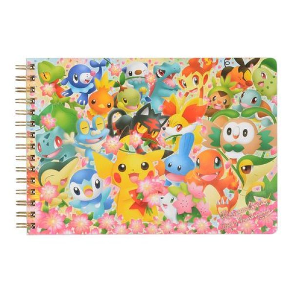 Photo1: Pokemon Center 2018 20th Anniversary Campaign A5 Size Spiral Notebook (1)