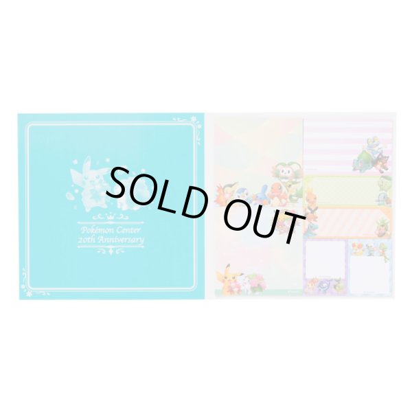 Photo2: Pokemon Center 2018 20th Anniversary Campaign Sticky note (2)