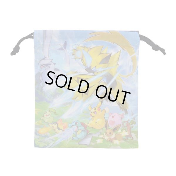 Photo1: Pokemon Center 2018 Zeraora Drawstring Bag (1)