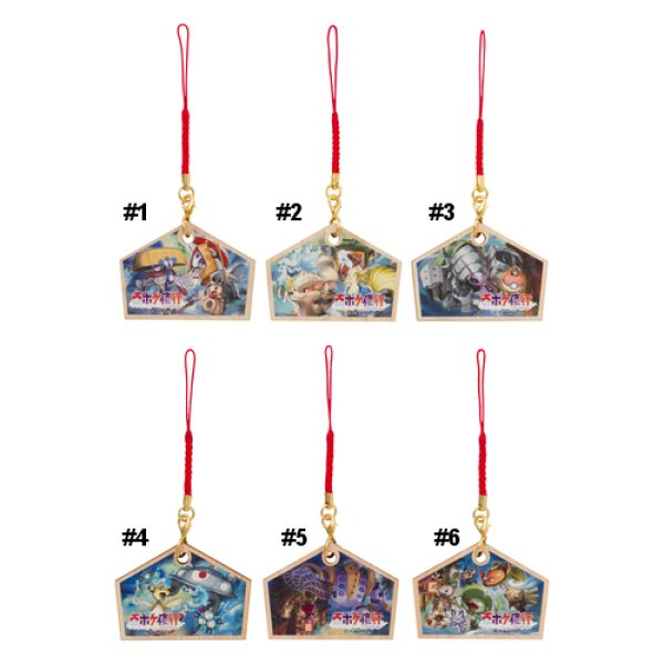 Photo4: Pokemon Center 2018 Hyaku Poke Yako Wood Charm Strap #5 (4)