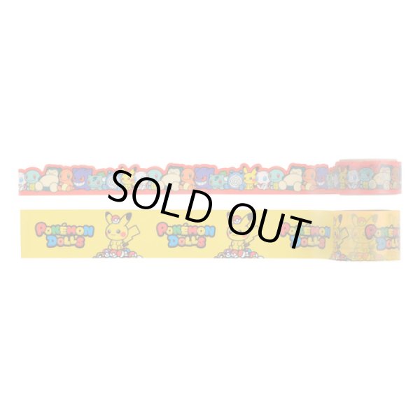 Photo1: Pokemon Center 2018 POKEMON DOLLS Sticky Paper Masking Tape 2pcs (1)