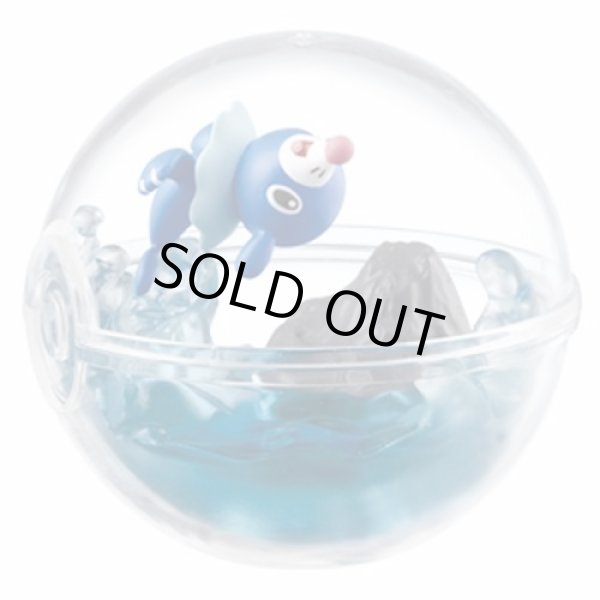 Photo1: Pokemon 2018 Sun & Moon Terrarium Collection EX Alola Regional #3 Popplio Mini Figure (1)