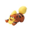 Photo1: Pokemon 2018 Tsunagete Pokemon CORD KEEPER! #5 Growlithe Mini Figure (1)