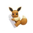 Photo1: Pokemon 2018 Gacha Gyutto Dakitsuki Cable Cover Eevee Mini Figure Cord Keeper (1)