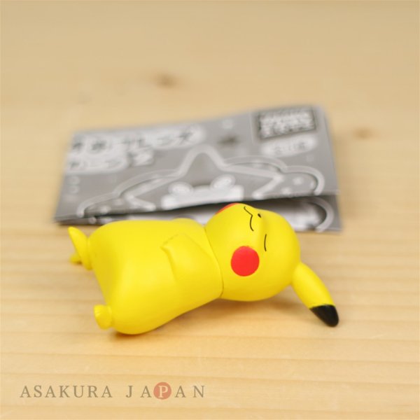Photo1: Pokemon Good Night Friends Sun & Moon vol.2 Pikachu Sleeping Figure Takara Tomy (1)