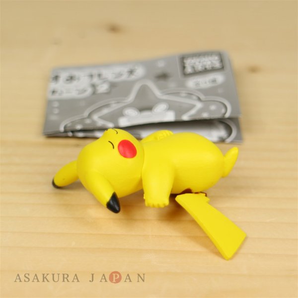 Photo2: Pokemon Good Night Friends Sun & Moon vol.2 Pikachu Sleeping Figure Takara Tomy (2)