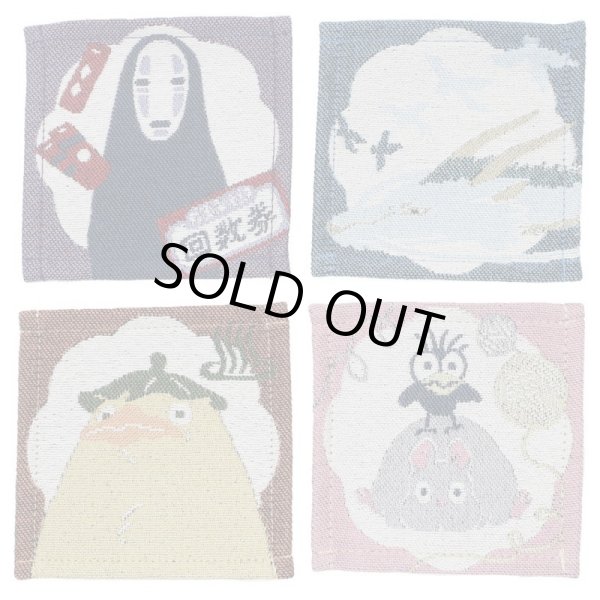 Photo1: Studio Ghibli Fabric coasters Set of 4 Spirited Away (1)