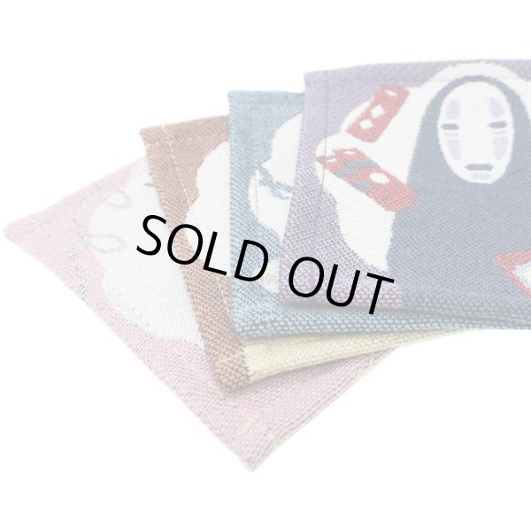 Photo2: Studio Ghibli Fabric coasters Set of 4 Spirited Away (2)