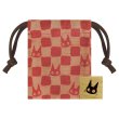 Photo1: Studio Ghibli Mini Drawstring Pouch Bag with Rubber Stamp Kiki's Delivery Service #7 (1)