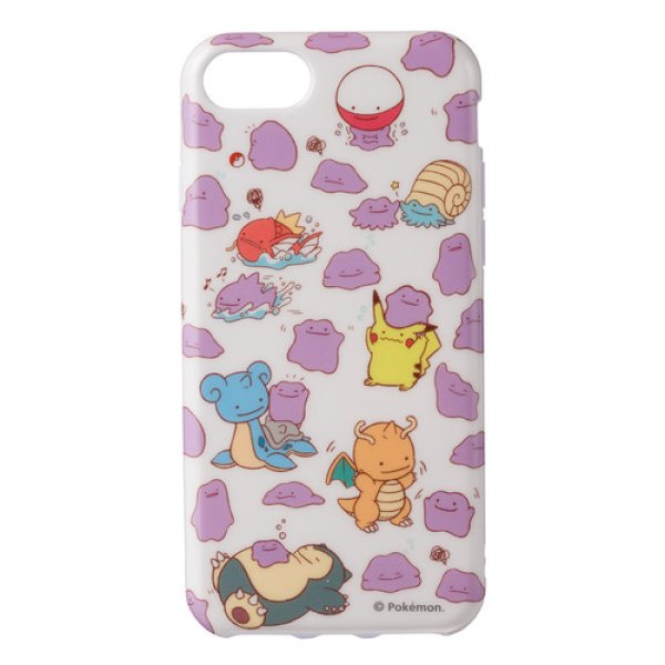Photo1: Pokemon Center 2018 Transform Ditto Soft jacket for iPhone 8/7/6s/6 case (1)