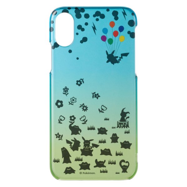 Photo1: Pokemon Center 2018 Silhouette Story Hard jacket for iPhone X case (1)