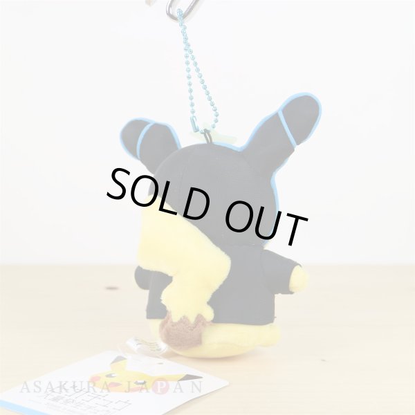 Photo3: Pokemon Center 2018 Science is amazing Neon Pikachu Blue ver. Plush Mascot Key chain (3)