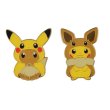 Photo1: Pokemon Center 2018 FAN OF PIKACHU & EEVEE Poncho Pin Badge Pins (1)