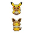 Photo1: Pokemon Center 2018 FAN OF PIKACHU & EEVEE Poncho Sticker (1)