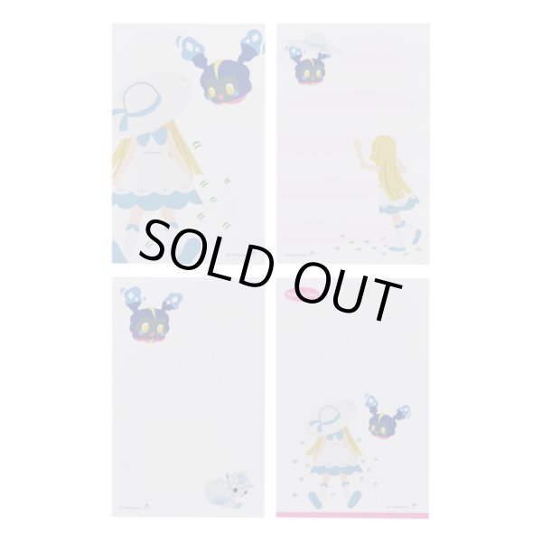 Photo3: Pokemon Center 2018 pokemon time Book Shaped Memo Pad Lillie Cosmog Notepad (3)