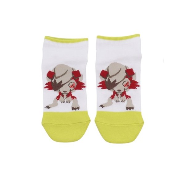 Photo1: Pokemon Center 2018 pokemon time Lycanroc Socks for Women 23 - 25 cm 1 Pair (1)