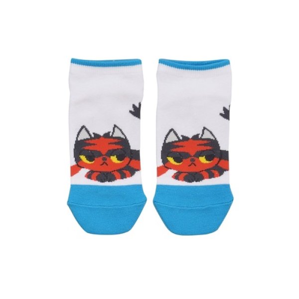 Photo1: Pokemon Center 2018 pokemon time Litten Socks for Women 23 - 25 cm 1 Pair (1)