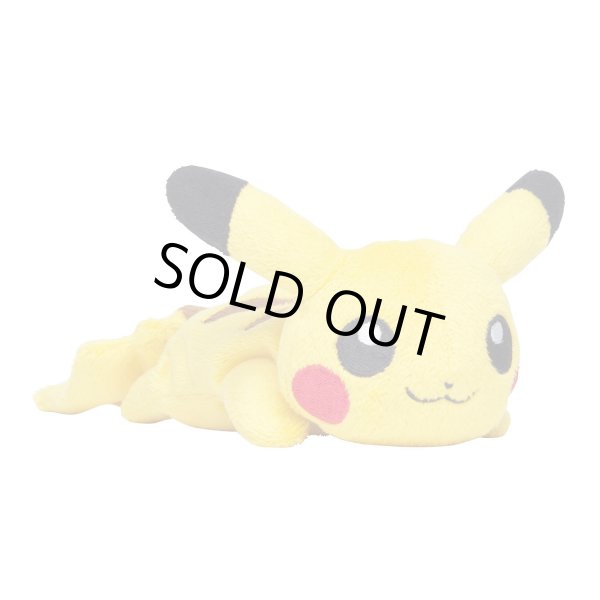 Photo1: Pokemon Center 2018 Kuttari Series Pikachu Plush Toy Awake Version (1)