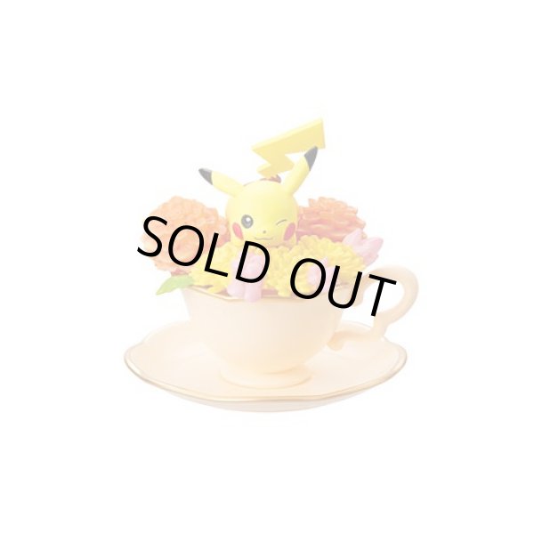 Photo3: Pokemon 2018 Floral Cup Collection Complete set of 6 Mini Figure (3)