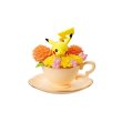 Photo1: Pokemon 2018 Floral Cup Collection #1 Pikachu Mini Figure (1)