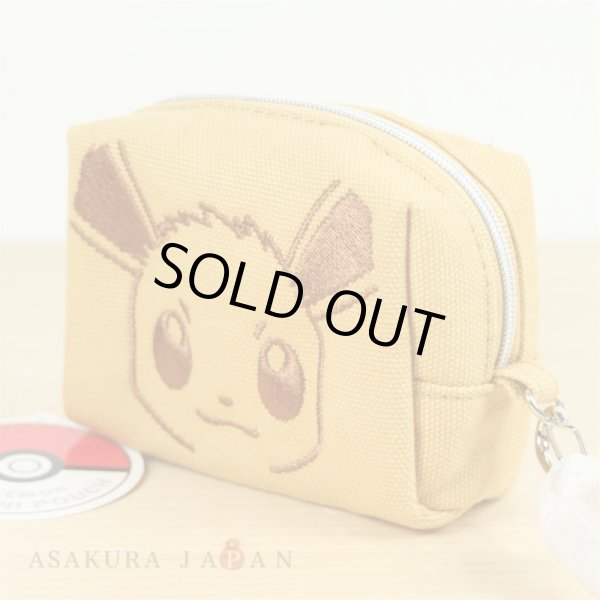 Photo2: Pokemon 2018 Mini Mini Pouch case Eevee Coin purse (2)
