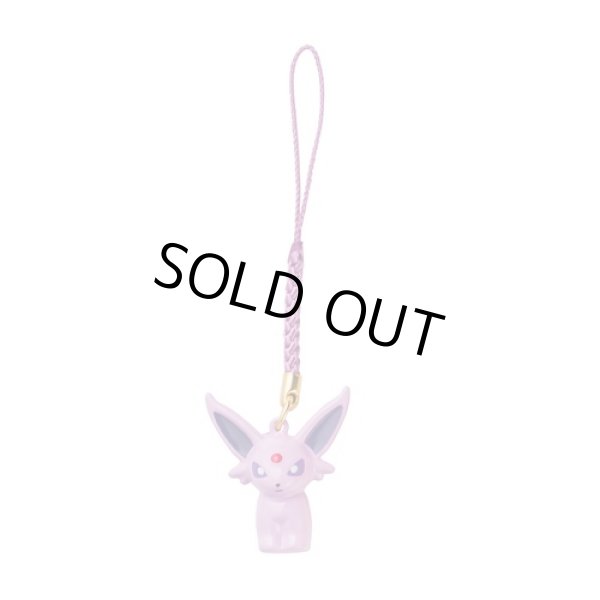 Photo1: Pokemon Center 2018 Bell Charm Strap Espeon (1)