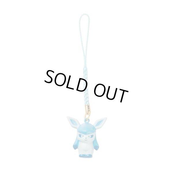 Photo1: Pokemon Center 2018 Bell Charm Strap Glaceon (1)