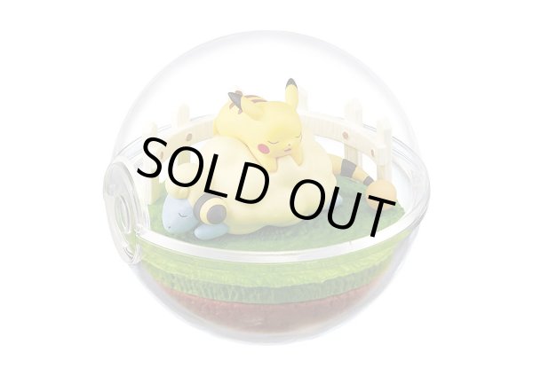 Photo1: Pokemon 2018 Terrarium Collection vol.4 #5 Mareep & Pikachu Mini Figure (1)