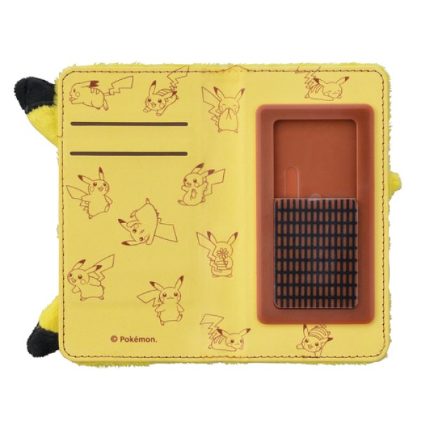 Photo2: Pokemon Center 2018 Multi Smartphone Cover MOFU-MOFU PARADISE Pikachu Flip Case (2)