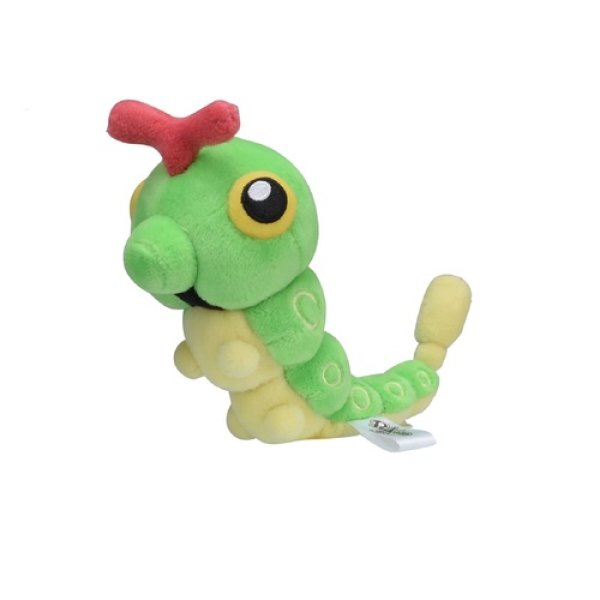 Photo1: Pokemon Center 2018 Pokemon fit Mini Plush #10 Caterpie doll Toy (1)