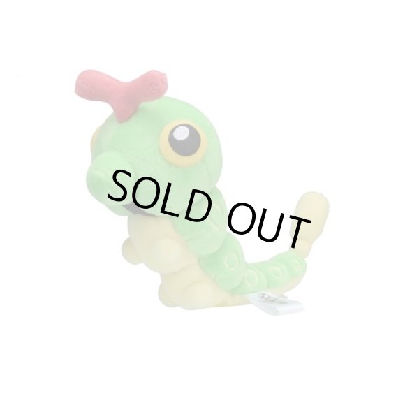 Photo1: Pokemon Center 2018 Pokemon fit Mini Plush #10 Caterpie doll Toy (1)