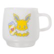 Photo1: Pokemon Center 2019 MIX AU LAIT Heat-resistant glass mug Jolteon (1)