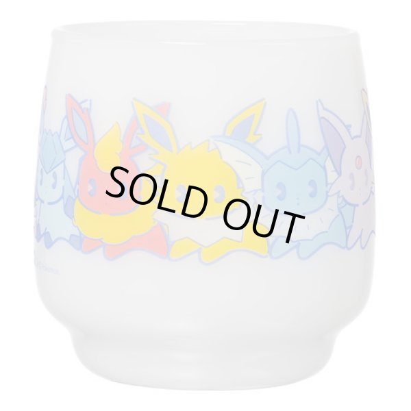 Photo2: Pokemon Center 2019 MIX AU LAIT Heat-resistant glass mug Eevee evolutions (2)