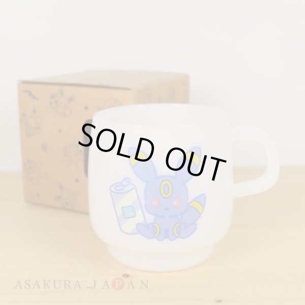 Photo3: Pokemon Center 2019 MIX AU LAIT Heat-resistant glass mug Umbreon (3)