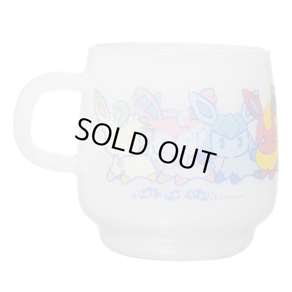 Photo3: Pokemon Center 2019 MIX AU LAIT Heat-resistant glass mug Eevee evolutions (3)