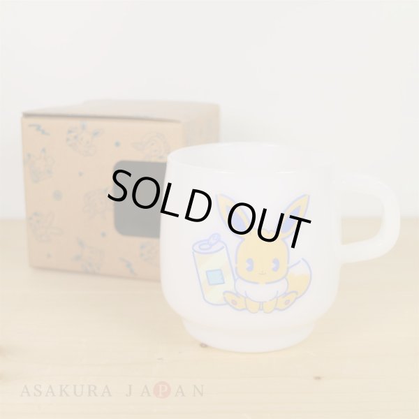 Photo3: Pokemon Center 2019 MIX AU LAIT Heat-resistant glass mug Eevee (3)