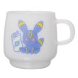 Photo1: Pokemon Center 2019 MIX AU LAIT Heat-resistant glass mug Umbreon (1)