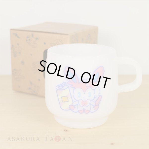 Photo3: Pokemon Center 2019 MIX AU LAIT Heat-resistant glass mug Sylveon (3)