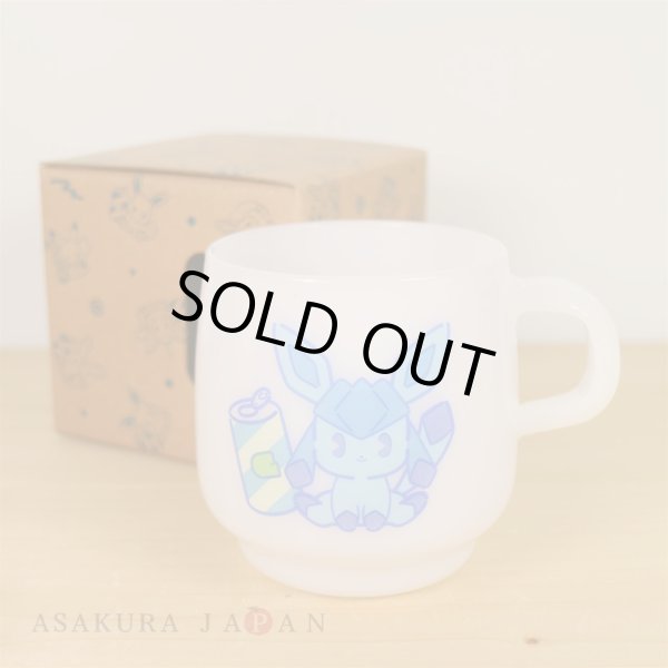 Photo3: Pokemon Center 2019 MIX AU LAIT Heat-resistant glass mug Glaceon (3)