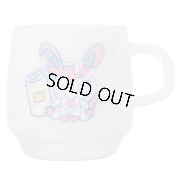 Photo1: Pokemon Center 2019 MIX AU LAIT Heat-resistant glass mug Sylveon (1)