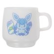Photo1: Pokemon Center 2019 MIX AU LAIT Heat-resistant glass mug Glaceon (1)