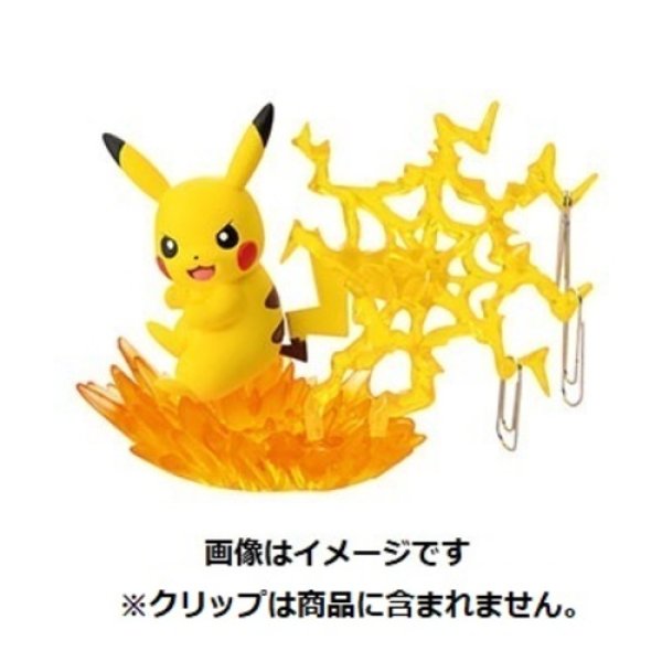 Photo1: Pokemon Desk de Oyakudachi Figure vol.3 #1 Pikachu Electroweb Clip holder (1)