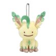 Photo1: Pokemon Center 2018 Transform Ditto Leafeon Plush Mascot Key Chain (1)