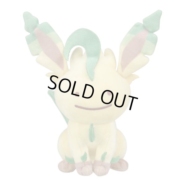 Photo1: Pokemon Center 2018 Plush Toy Transform Ditto Leafeon (1)