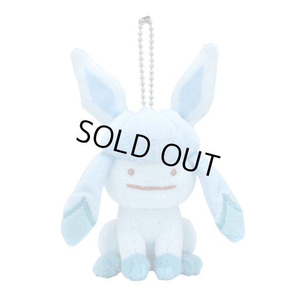 Photo1: Pokemon Center 2018 Transform Ditto Glaceon Plush Mascot Key Chain (1)