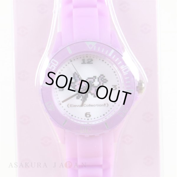 Photo4: Pokemon Center 2019 Eevee DOT COLLECTION Wristwatch Espeon (4)