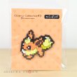 Photo2: Pokemon Center 2019 Eevee DOT COLLECTION Rubber Pins Flareon pin badge (2)