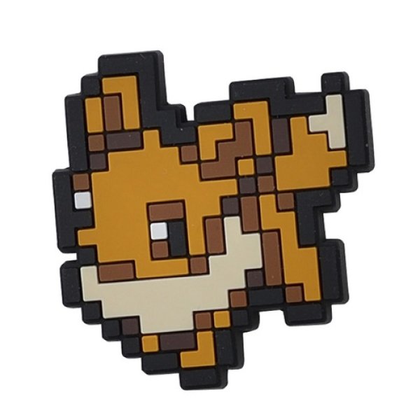 Photo1: Pokemon Center 2019 Eevee DOT COLLECTION Rubber Pins Eevee pin badge (1)