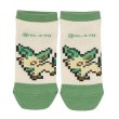 Photo1: Pokemon Center 2019 Eevee DOT COLLECTION Leafeon Socks for Women 23 - 25 cm 1 Pair (1)